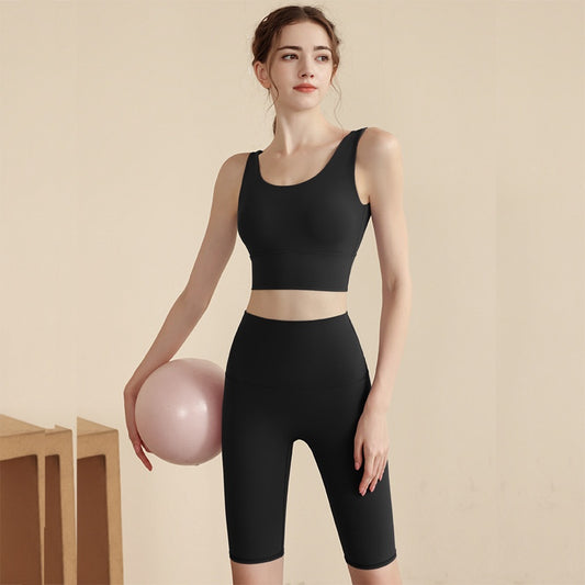 One-piece Cup Fixed Running Fitness Shockproof Sports Bra
