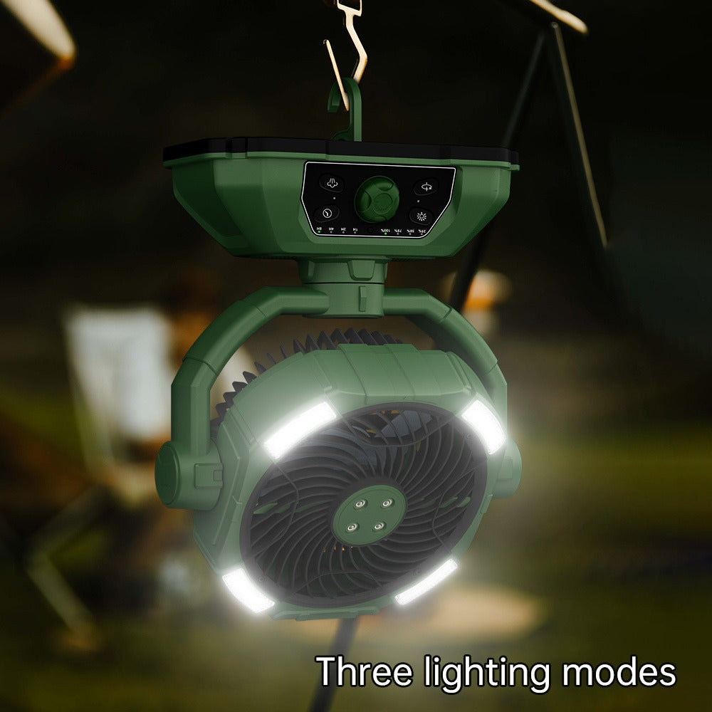 Portable Spray-Cooling Camping Fan