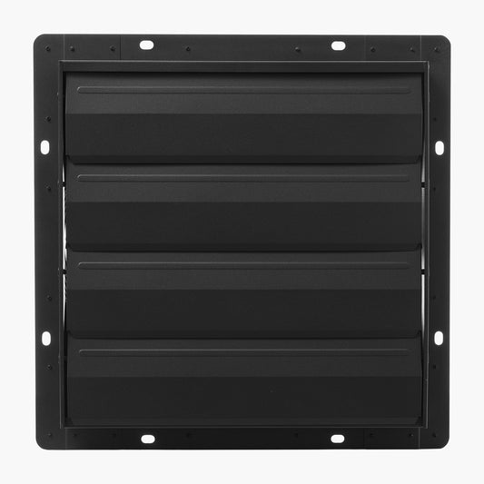 16 Inch Shutter Exhaust Fan, Wall Mounted Attic Vent Fan With Smart Programming Variable Speed Temperature Control, 2900 CFM,EC Motor,Timer, For Shed,Garage,Greenhouse Ventilation Cooling,Black