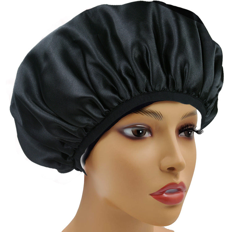 Portable Home Use Extra-Absorbent 3-in-1 Shower Cap