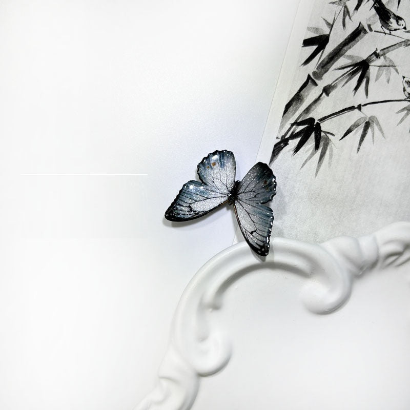 Minimalist Ink-wash Style Butterfly Hair Clip