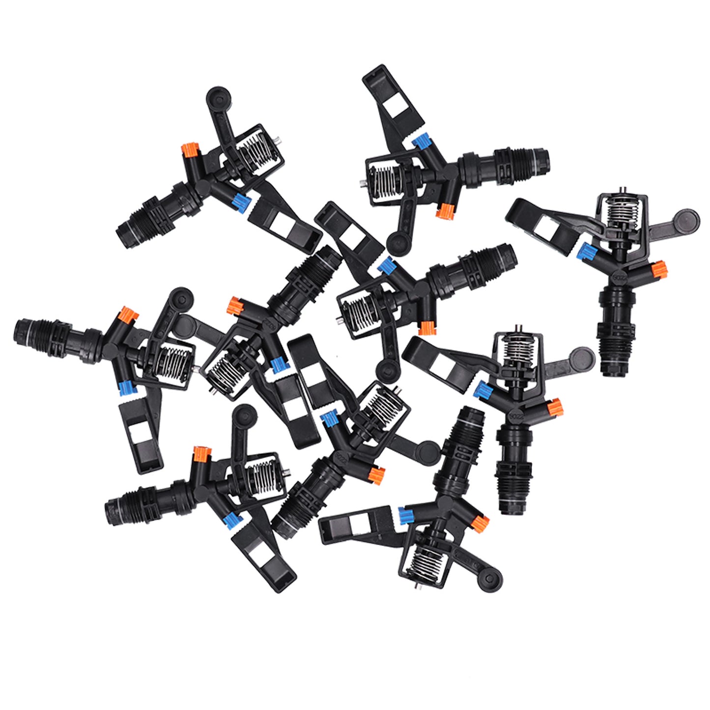10PCS G1/2 Male Thread Rocking Arm Sprinkler 360° Rotating Lawn Sprinkler For Garden Supplies