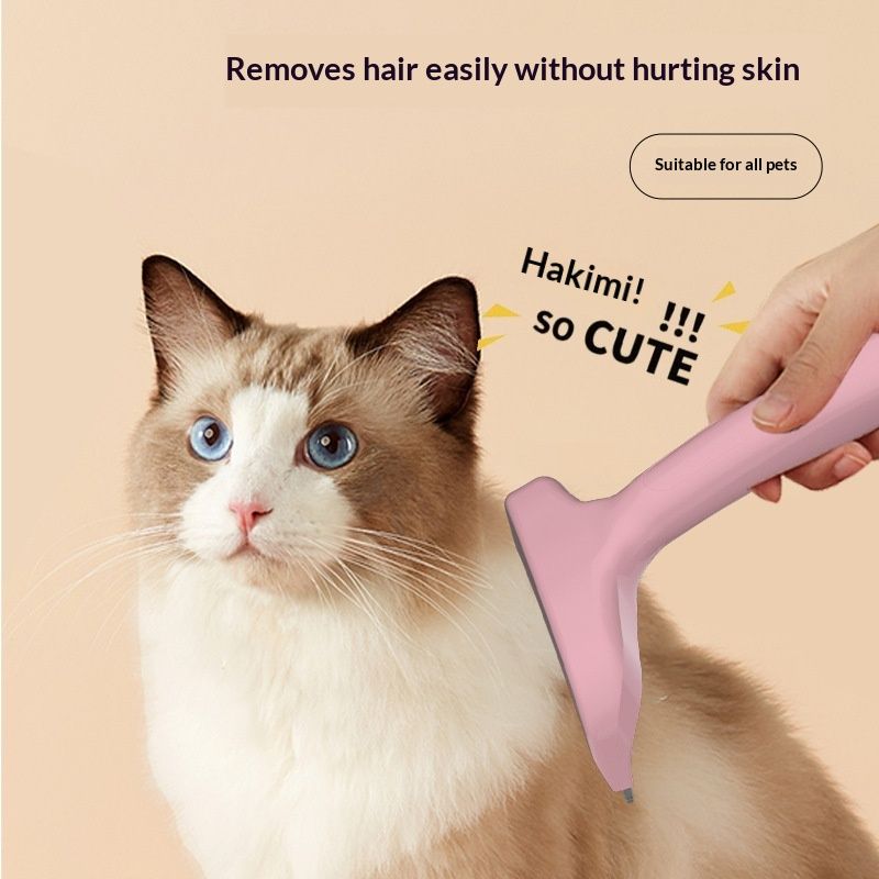 Cat Grooming Brush For Removing Loose Fur Pet Hair Detangling Brush For Dogs Cat Comb