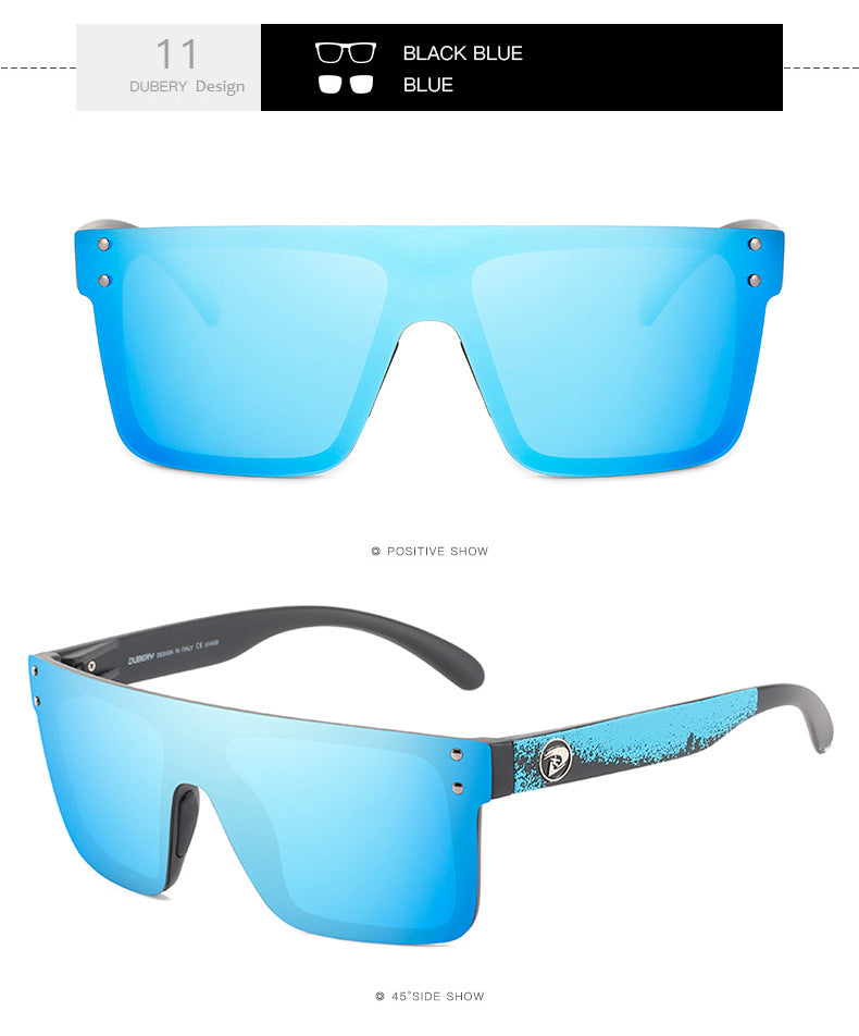 DUBERY New One-Piece Oversized Sunglasses