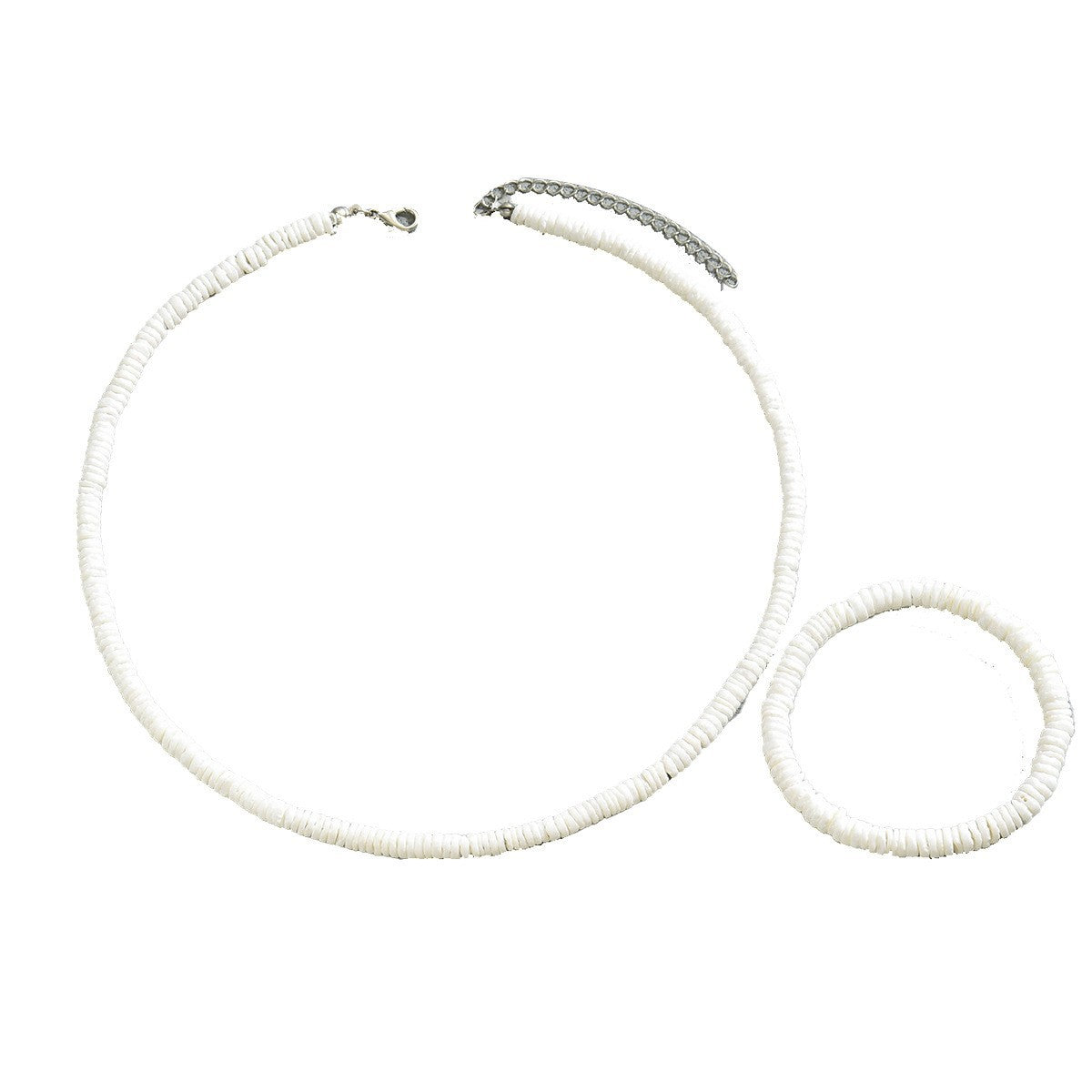 European American Cross-border Women Jewelry Set, Geometric Vacation Style Braided Shell Clavicle Necklace, Premium Texture Versatile Daily Neck Accessories