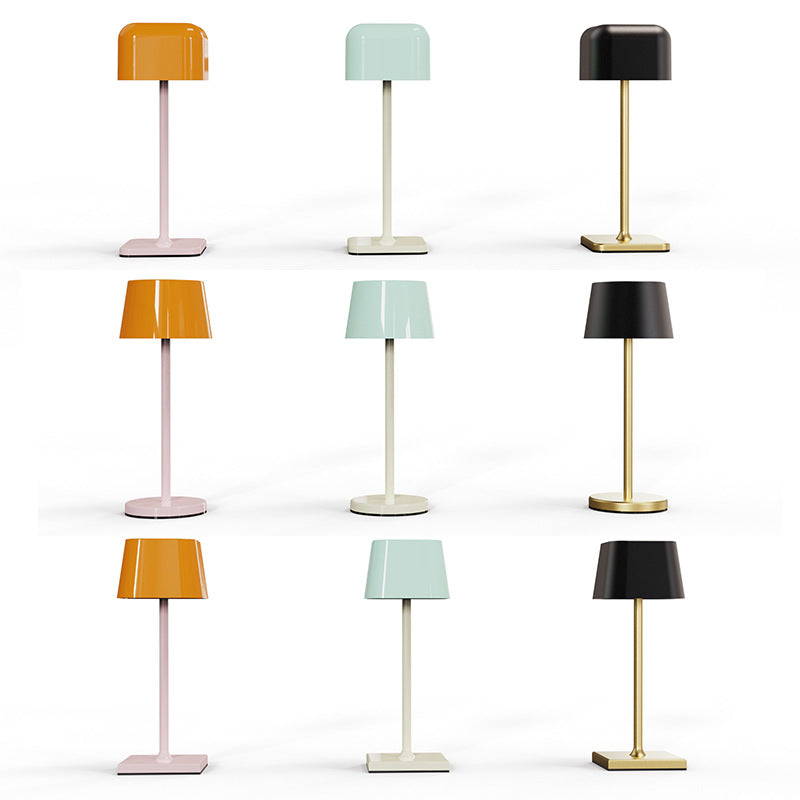 LED Mini Ambient Table Lamp Touch-Activated Rechargeable Desk Lamp