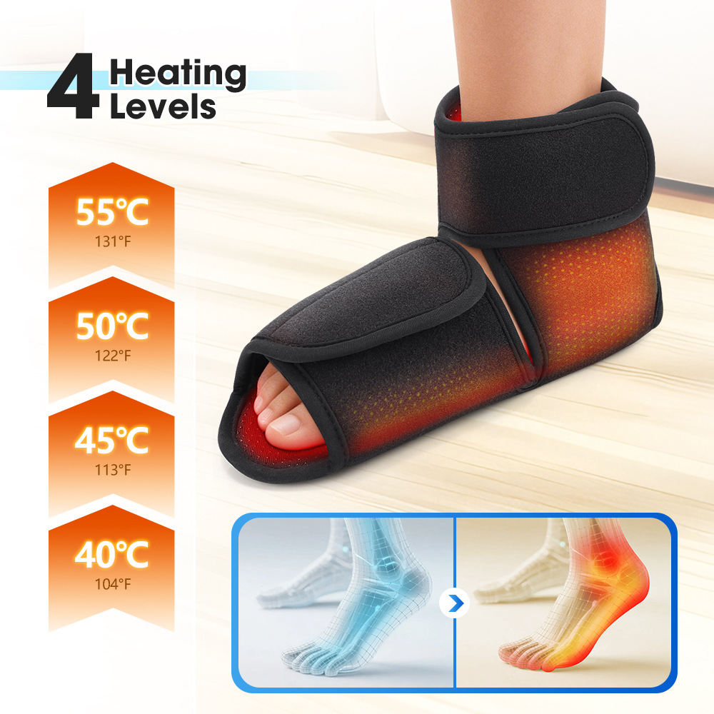 4-temperature Heat Setting 4-level Dual-airbag Massage Intensity