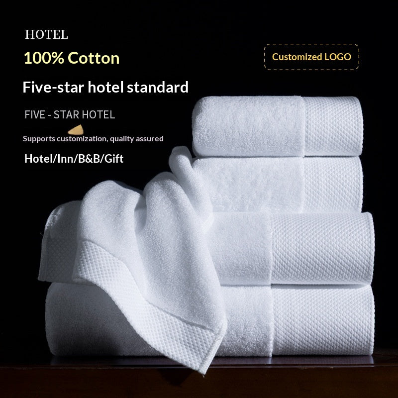 Cotton Towel Absorbent Bath Hotel Guesthouse Class A