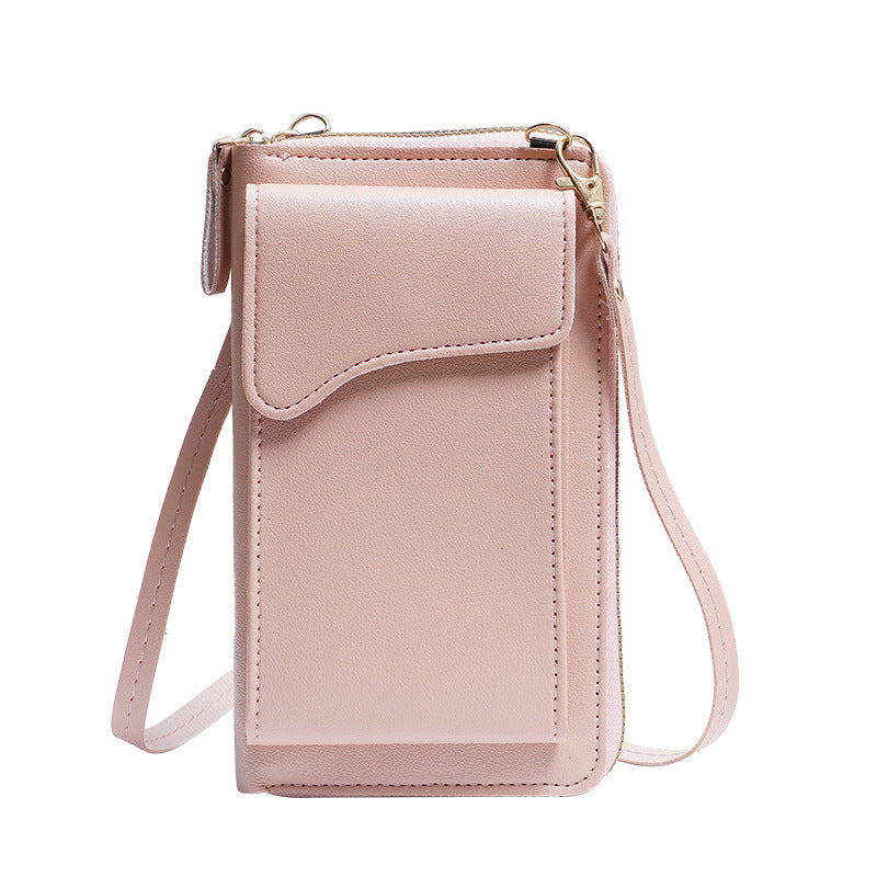 Fashionable Korean-style Shoulder And Crossbody Bag Womens Long Wallet