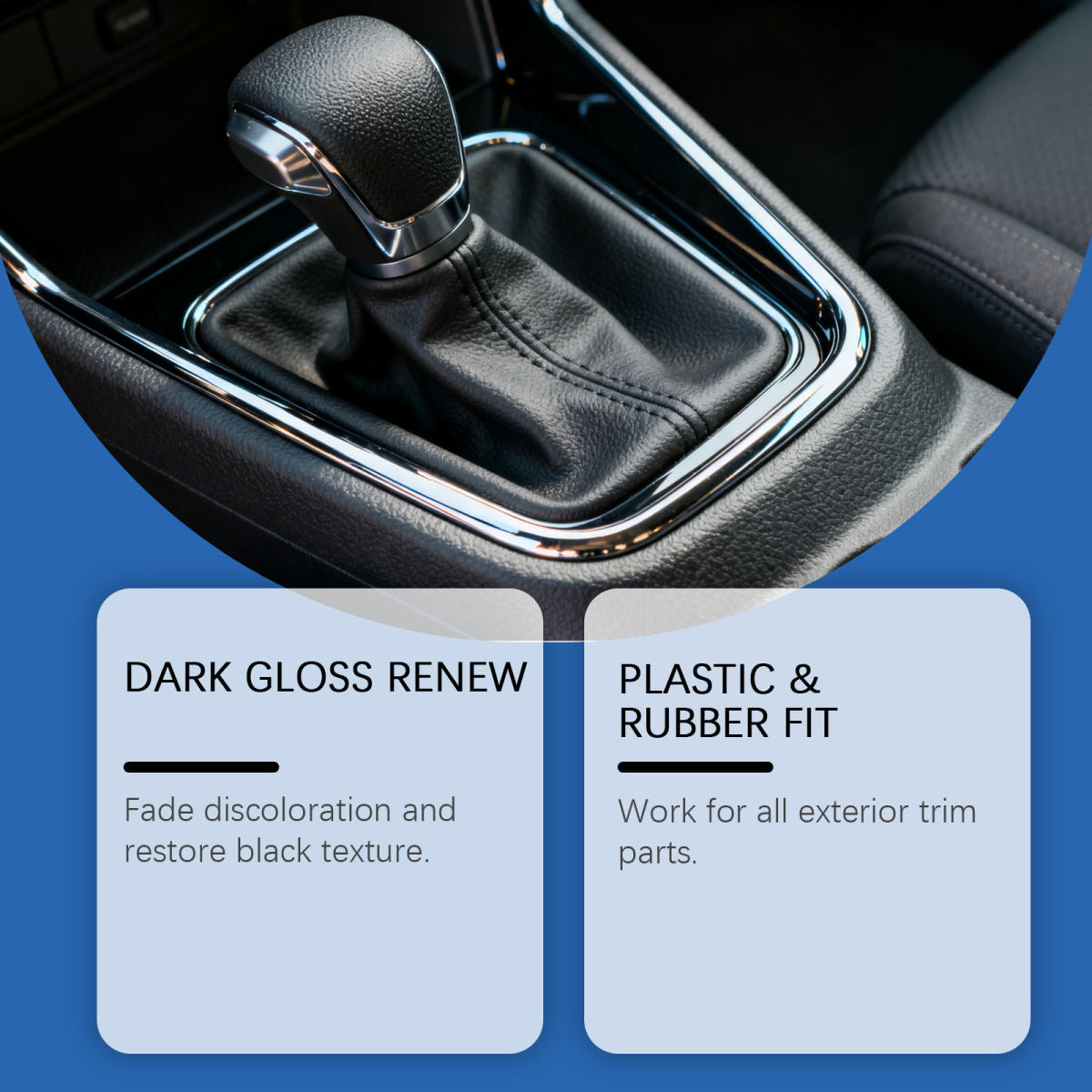 RAYHONG Trim And Plastic Care Product For Everyday Car Polishing And Shine Enhancement. Convenient Car Care Product.