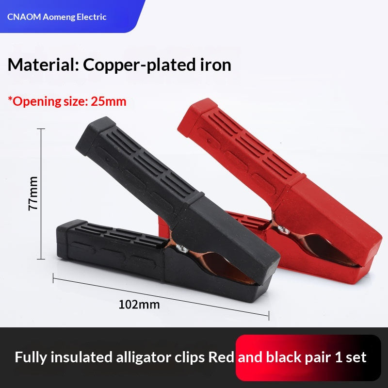 Pure Copper Alligator Clip For Car Battery Charging