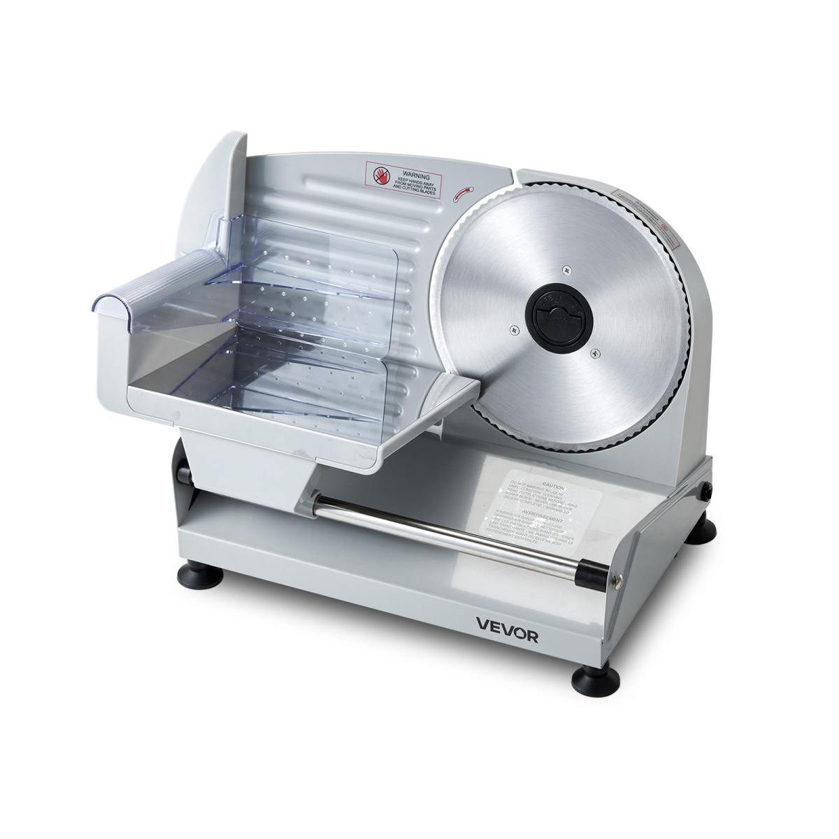 Meat Slicer, 7.5 Electric Deli Slicer With SUS420 Blade & 0-0.6 Adjustable Thickness, 200W Home Food-Slicer For F Rozen Meat, Ham, Baguett, Steak, UL Approved
