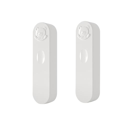 2 Pcs Cotton Swab Box, Travel Cotton Bud Holder CottonSwab Storage Box with Cover, Portable ABS Mini Travel SwabCase Bear ...