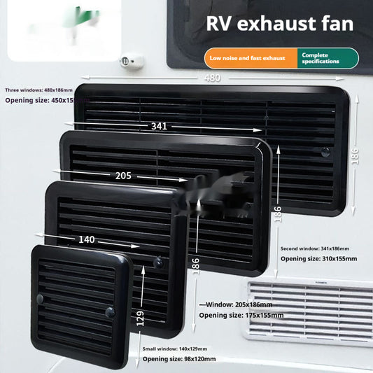 Refrigerator Ventilating Fan Cooling Vent Louver