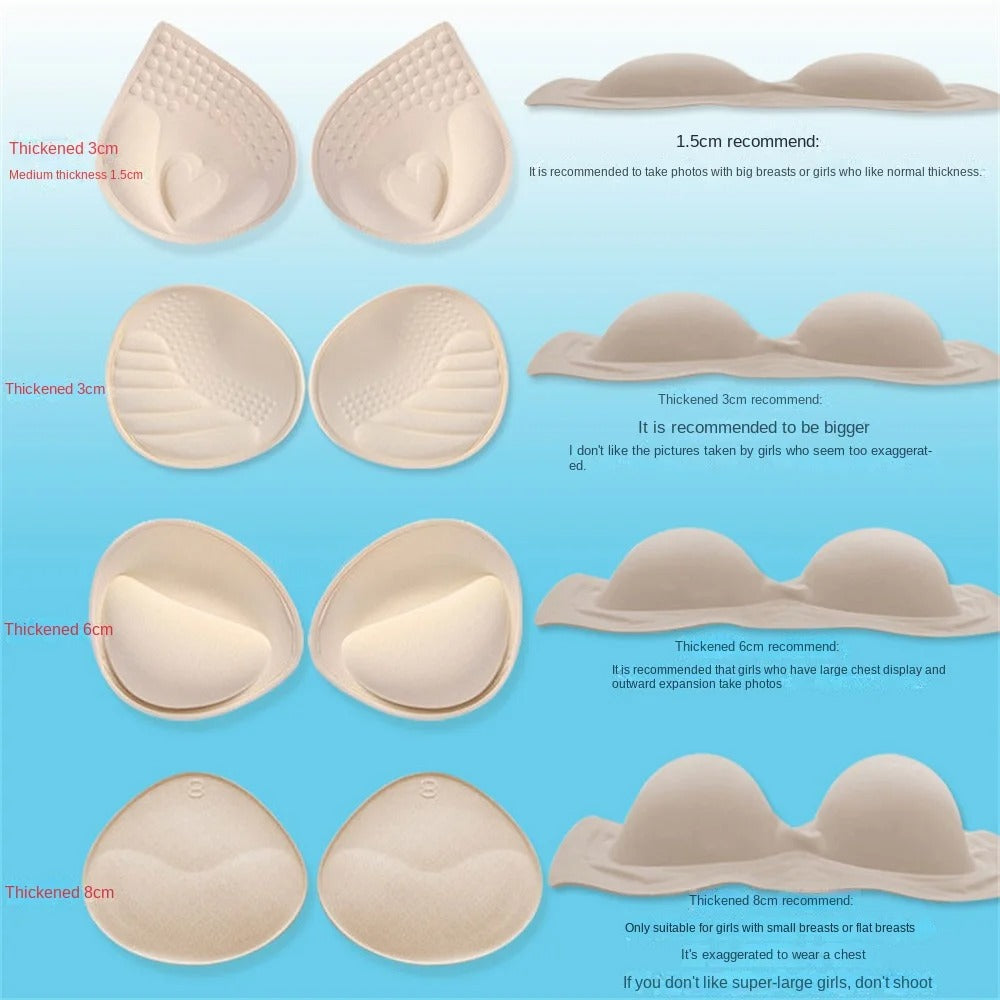 Outer Expansion Bra Thickened Chest Pad Beauty Back Underwear Sports Inner Gasket