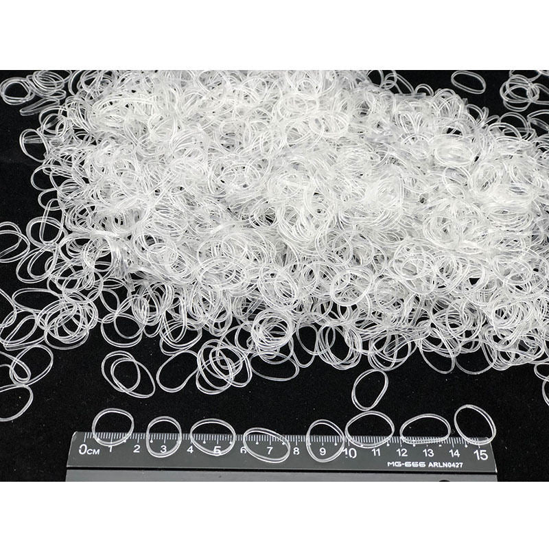 Thickened Transparent Rubber Hair Band For Women