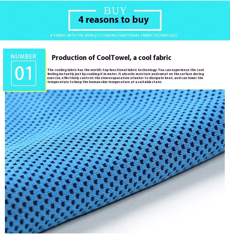 Fitness Cold Sense Sports Towel Cooling Ice-cold Towel