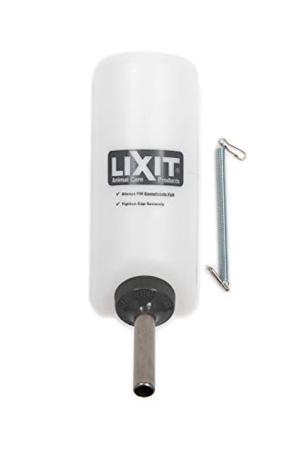 Lixit® Wide Mouth Water Bottles for Large Dogs (White, 32 Ounce)