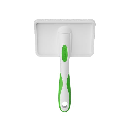 Andis 68540 Self-Cleaning Animal Slicker Brushes with Curved Stainless-Steel Bristles for All Breeds - Reduces Shedding by...