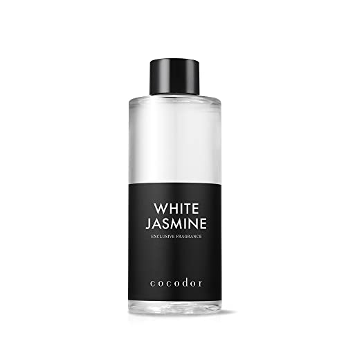 COCODOR Reed Diffuser Oil Refill/White Jasmine/6.7oz(200ml)/1 Pack/Aroma Therapy, Home Fragrance, Scented Oils, Oils for R...