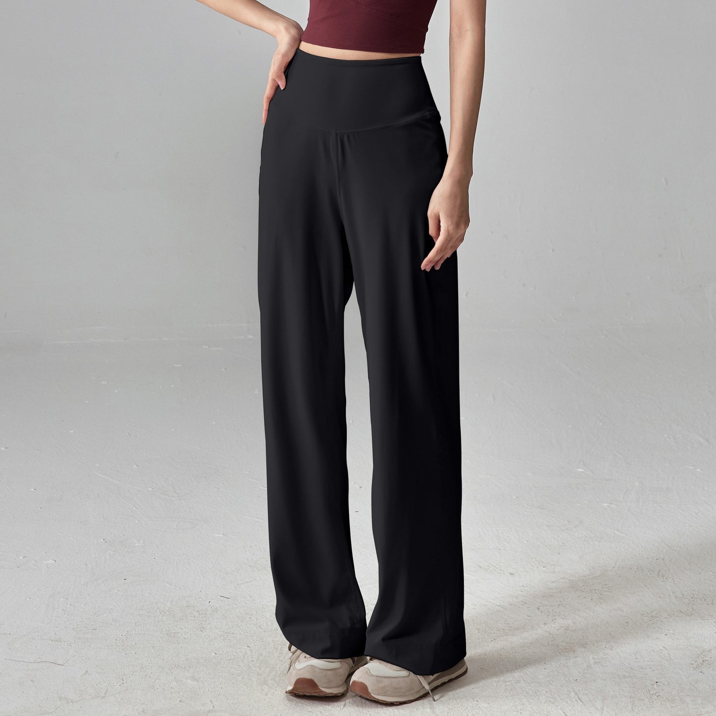 Outdoor Training Running Fitness Pants Loose-fitting Pants With Wide Legs