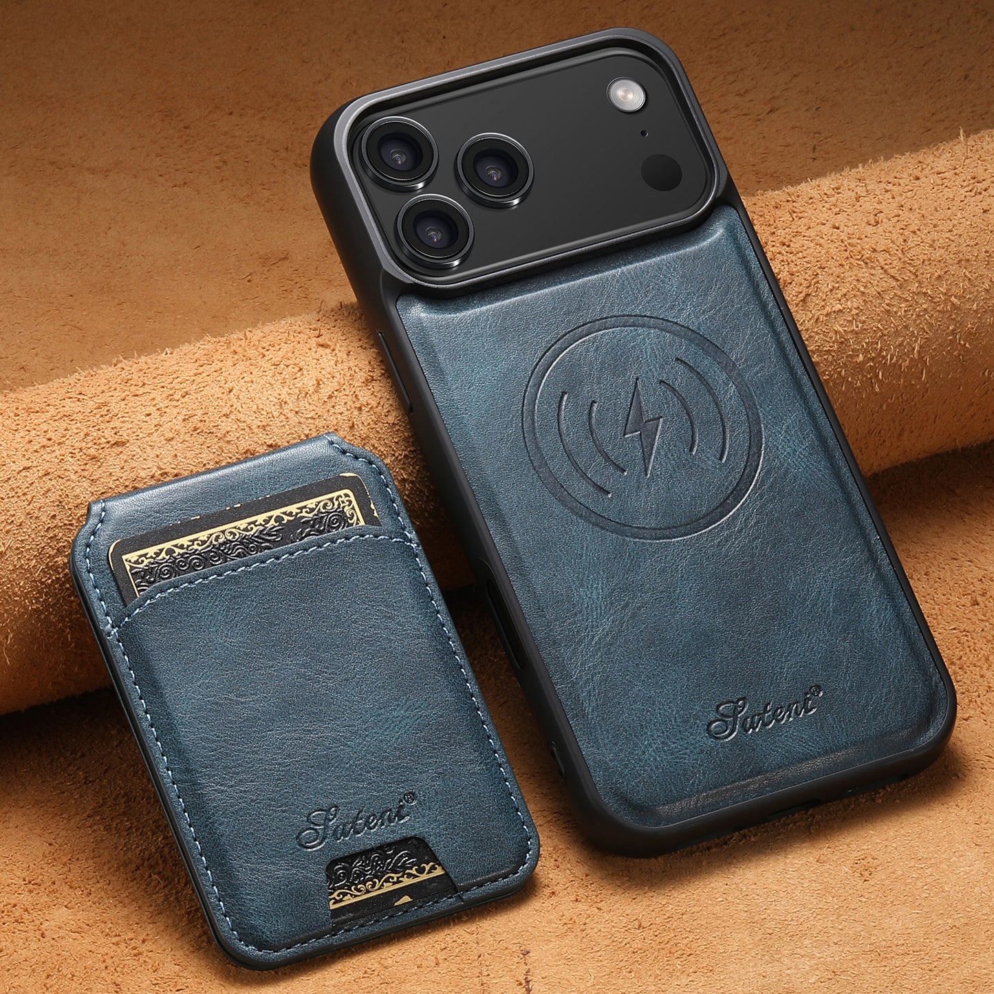 Magnetic Card Holder Two-in-one Wireless Charging Phone Case