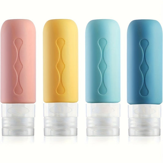 Travel Toiletries Refillable Bottles, Travel-friendly Size, Leak-proof Design, Refillable For Liquids, Suitable For Cosmetics, Shampoo, Body Wash And So On.