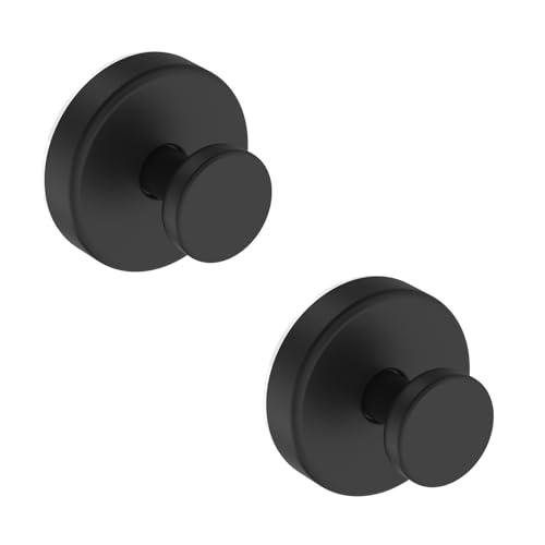 Bntuk Suction Cup Hooks for Shower, Removable Towel Hooks for Bathroom Window Glass Door Wall, Bath Robe Looafh Wreath Hoo...