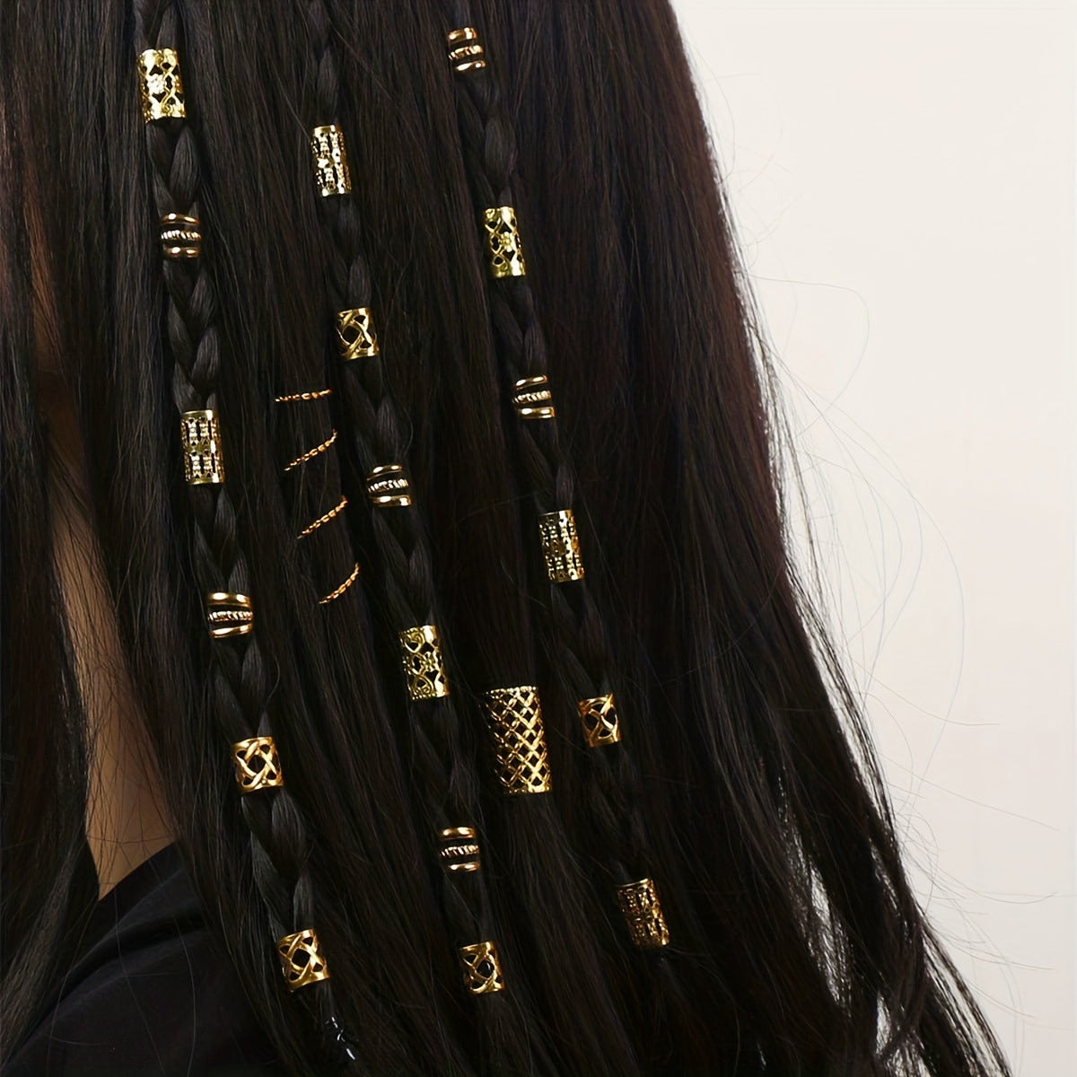 DIY Wig Dreadlock Accessories Hollow Out