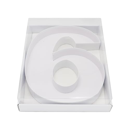 WENPACK 12.5" Cardboard Letter Shaped Mache Flower Strawberries Fillable Sweets Confectionery Packaging Box with Clear Lid...