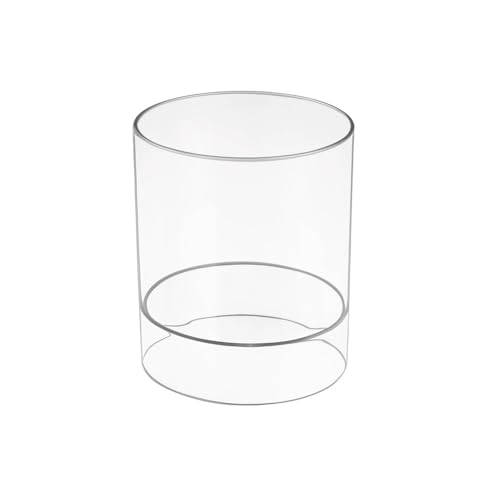 iDesign Hair Accessories Organizer Canister, The Clarity Collection – 6" x 6" x 7", Clear
