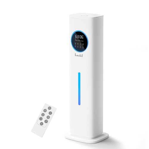 Humidifiers for Bedroom, 2.1Gal/8L Humidifier large room with Essential Oil Diffuser, Night Light, Top Fill Whole House Co...