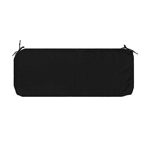FUNHOME Outdoor Bench Cushion Cover 48 x18 x 3 inch,Water Resistant Cover with Zipper&Ties,Fade-Resistant Slipcover,Patio ...