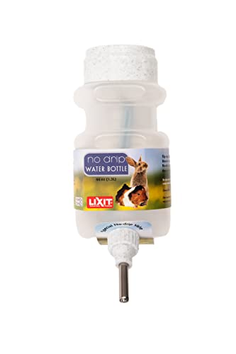 Lixit® Top Fill No Drip Water Bottles for Rabbits, Ferrets, Hamsters, Guinea Pigs, Rats, Chinchillas and Other Small Anima...