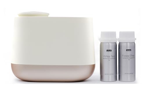 Low Noise Waterless Aroma Diffuser (200ml) – 39dB Ultra Quiet, No Water Needed, App Optional, Strong Scent for Large Room...