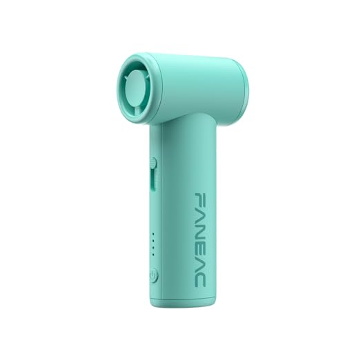 Mini Handheld Portable Fan - Brushless Motor, Ultra Slim, Stepless Control, Rechargeable 2500mAh Battery Up to 8 Hours, Po...