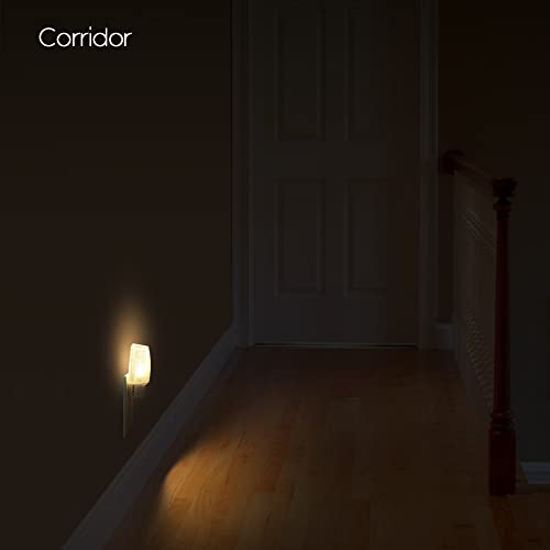 Emotionlite Plug in Night Light, Warm White LED Nightlight, Dusk to Dawn Sensor, Kids, Nursery, Bedroom, Bathroom,Hallway,...