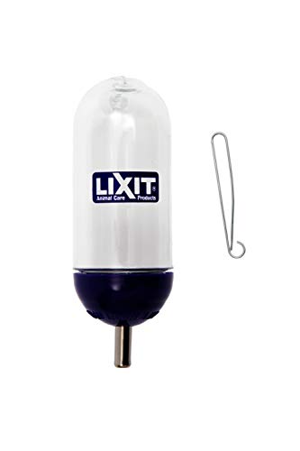 Lixit® Bell Style Aquarium Cage Climbing Resistant Water Bottles for Rats, Hamsters Gerbils, Mice and Other Small Animals...