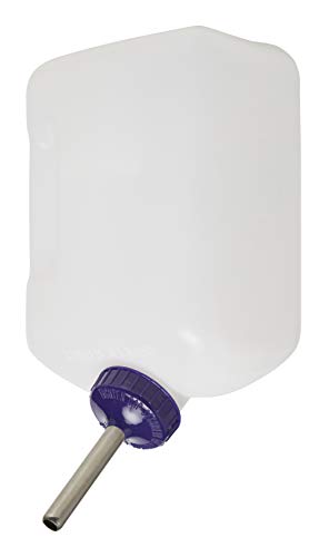 Lixit® All-Weather Rabbit Water Bottle - 64 Ounce Widemouth Cage Water Bottles for Rabbits, Ferrets, Guinea Pigs, Rats, an...