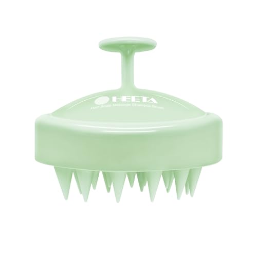 HEETA Scalp Massager Hair Growth, Soft Silicone Scalp Scrubber Shampoo Brush for Exfoliation, Dandruff Removal Head Massag...