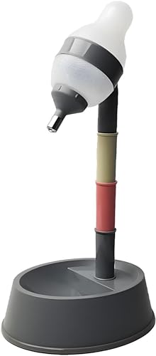 DELIFUR Pet Standing Water Dispenser Adjustable Cat Dog Drinking Water Dispenser Bowl with Detachable Pole Automatically F...
