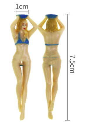 Golf Ball Nail Beauty Bikini Model Ball Tee Plastic