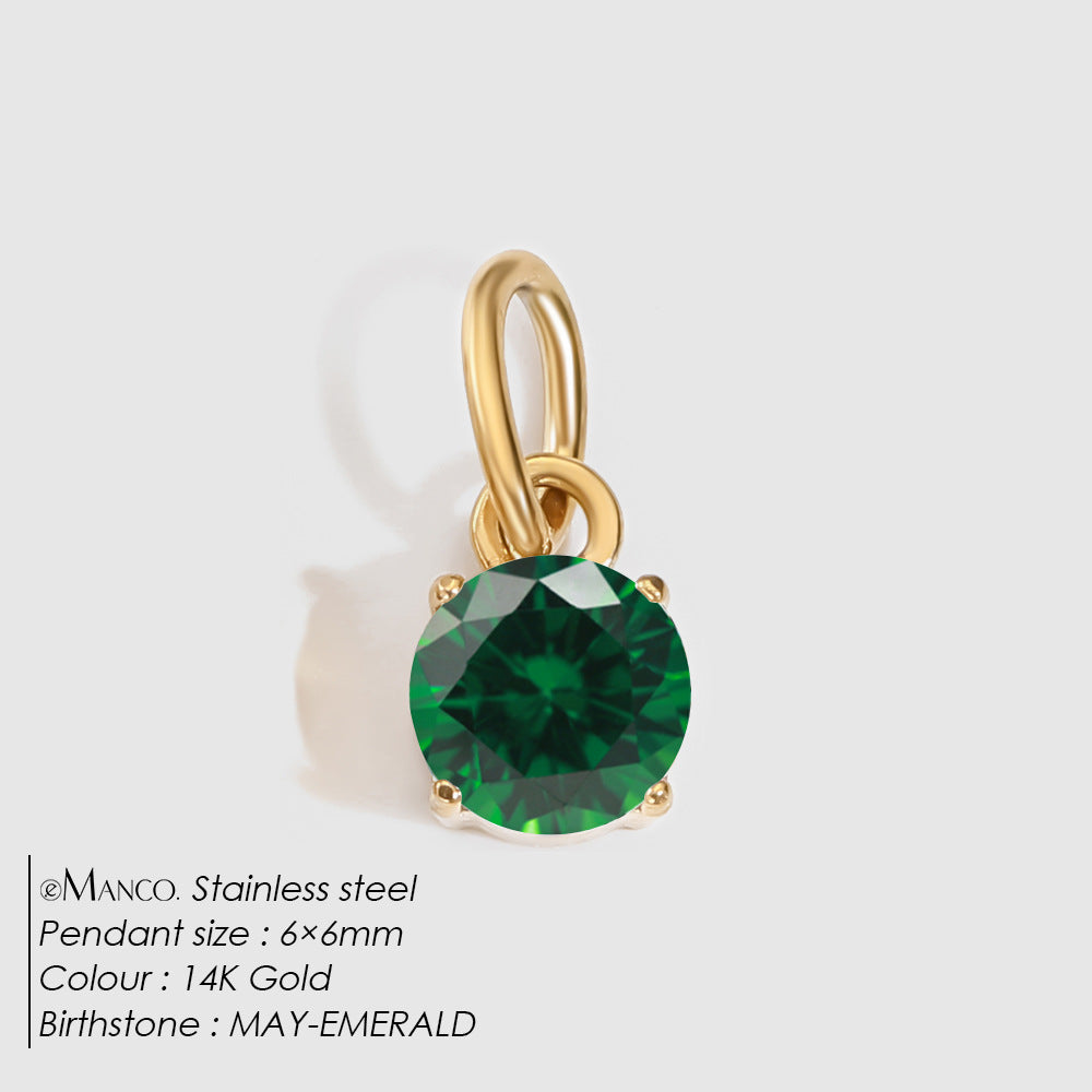 DIY Jewelry Accessories Stainless Steel Pendant Charms