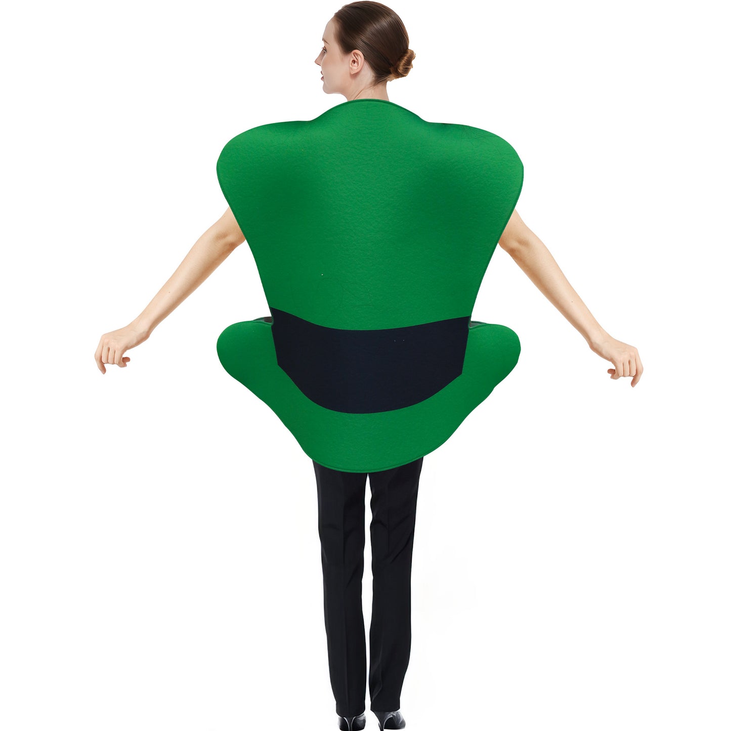 Best-selling St Patricks Day Costume Parade Outfit Beer Festival Print Green Hat Stage Performance Attire