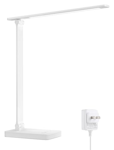 Lepro LED Desk Lamp, Metal Desk Light 9.5W 800lm, Forbes Vetted Best Task Lamp, 5 Color Modes 5 Brightness Level, Dimmable...