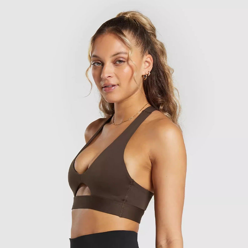 Fitness Hollow Out Elegant Yoga Tank Top Underwear