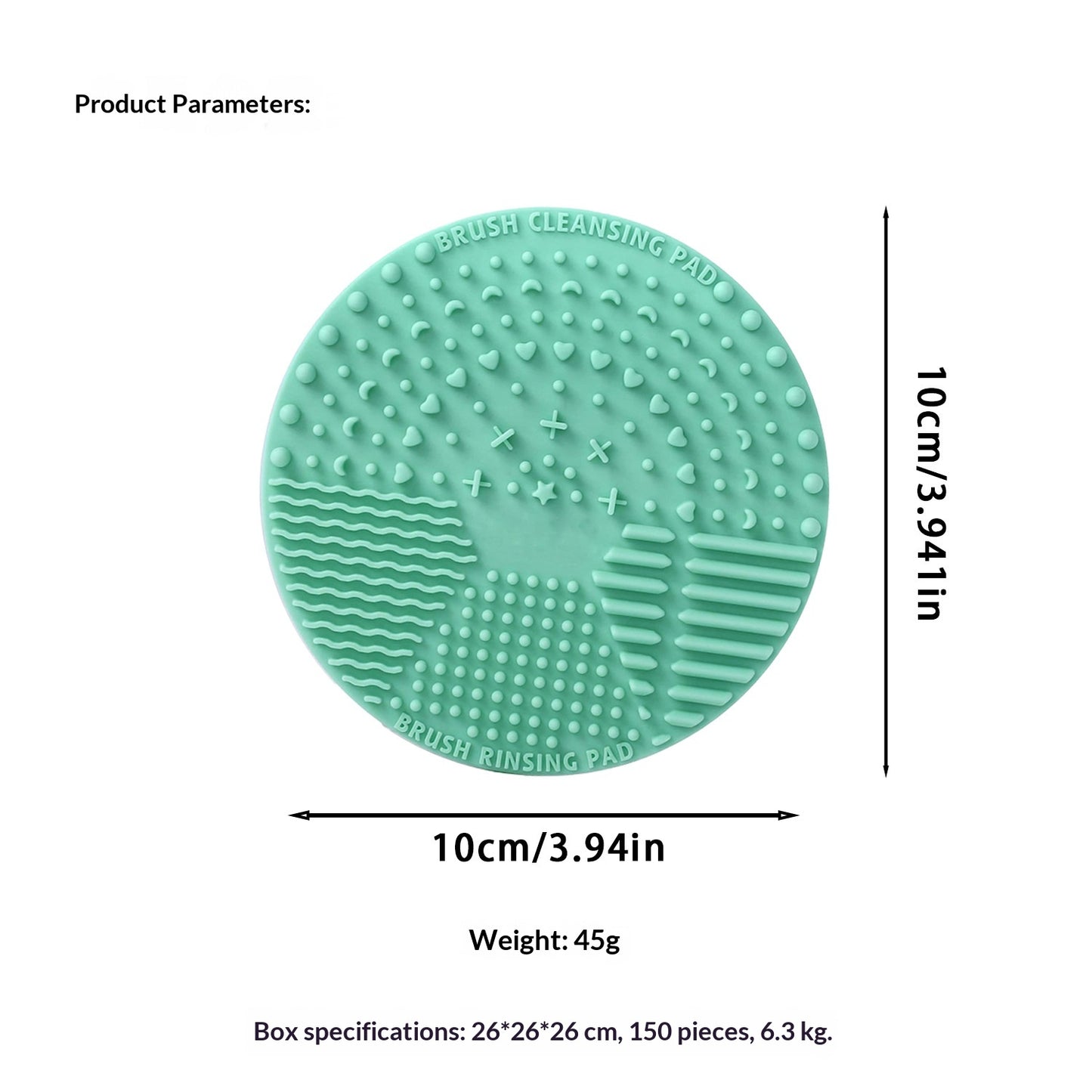 Makeup Tool Suction Cup Silicone Cleaner