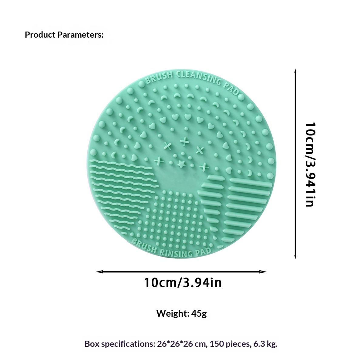 Makeup Tool Suction Cup Silicone Cleaner