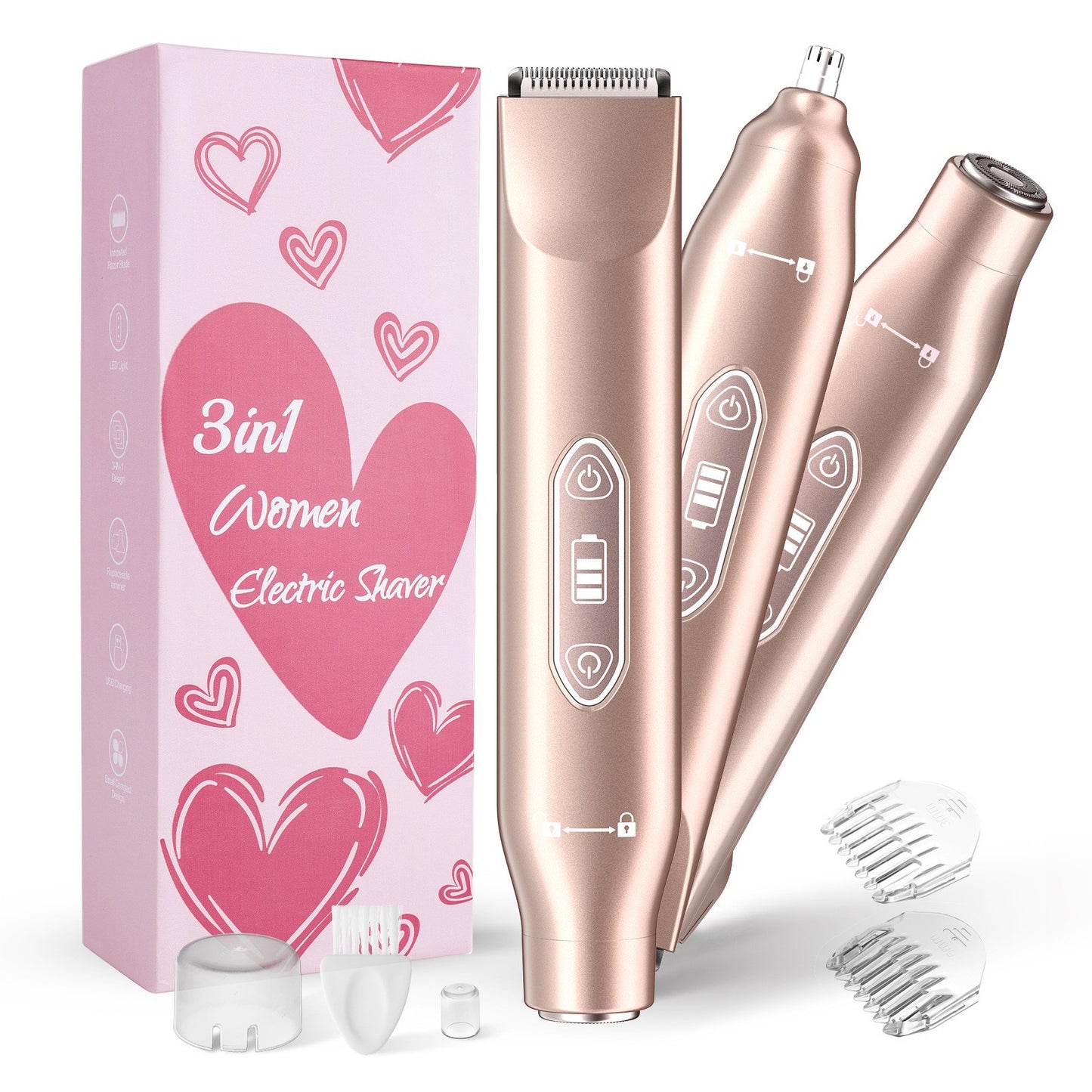 Hair Removal Device For Mens And Womens Intimate Areas