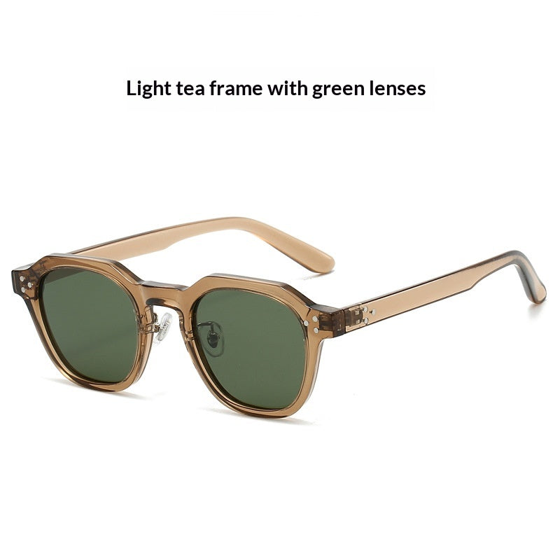 Niche Polygonal Sunglasses With A Premium Sun-blocking Design